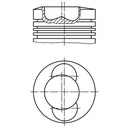 Piston with Pin Ø100.00mm (STD) For KHD -511   099 83 00